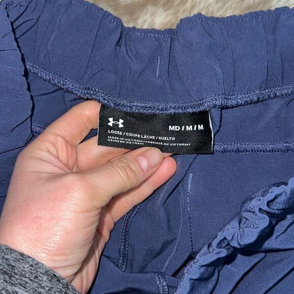 Under Armour Blue Drawstring Straight Leg Pants | Sz M - Picture 4 of 4